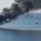 Teulada. Una barca a vela ha preso  fuoco ed è  affondata nel porto del paese 05 08 24