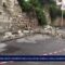 Sassari, nuovo cedimento nella vallata del Rosello: crolla un muro in via Buccari